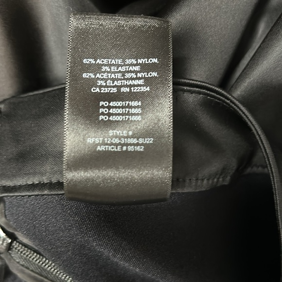 Ten by Babaton Sundance Pant Black Satin size 2 - Picture 10 of 10